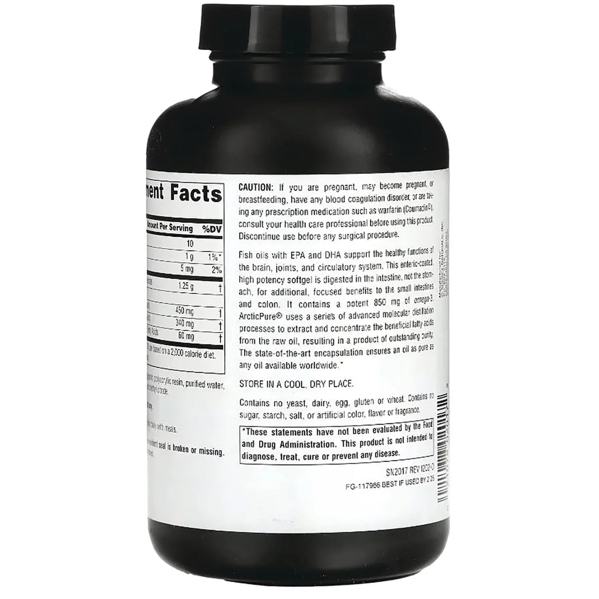 ArcticPure Enteric Coated Ultra Potency Omega-3 Fish Oil