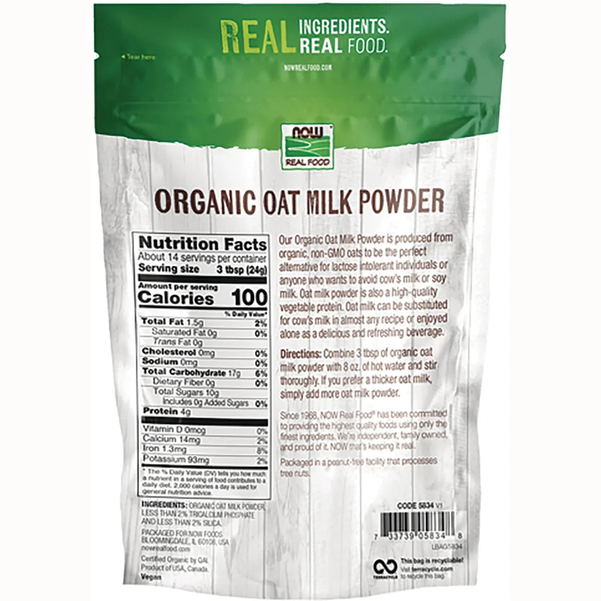 Organic Oat Milk Powder