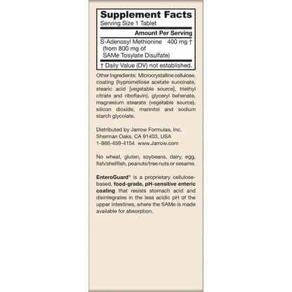 Vegan Naturally Derived SAMe 400 Extra Strength