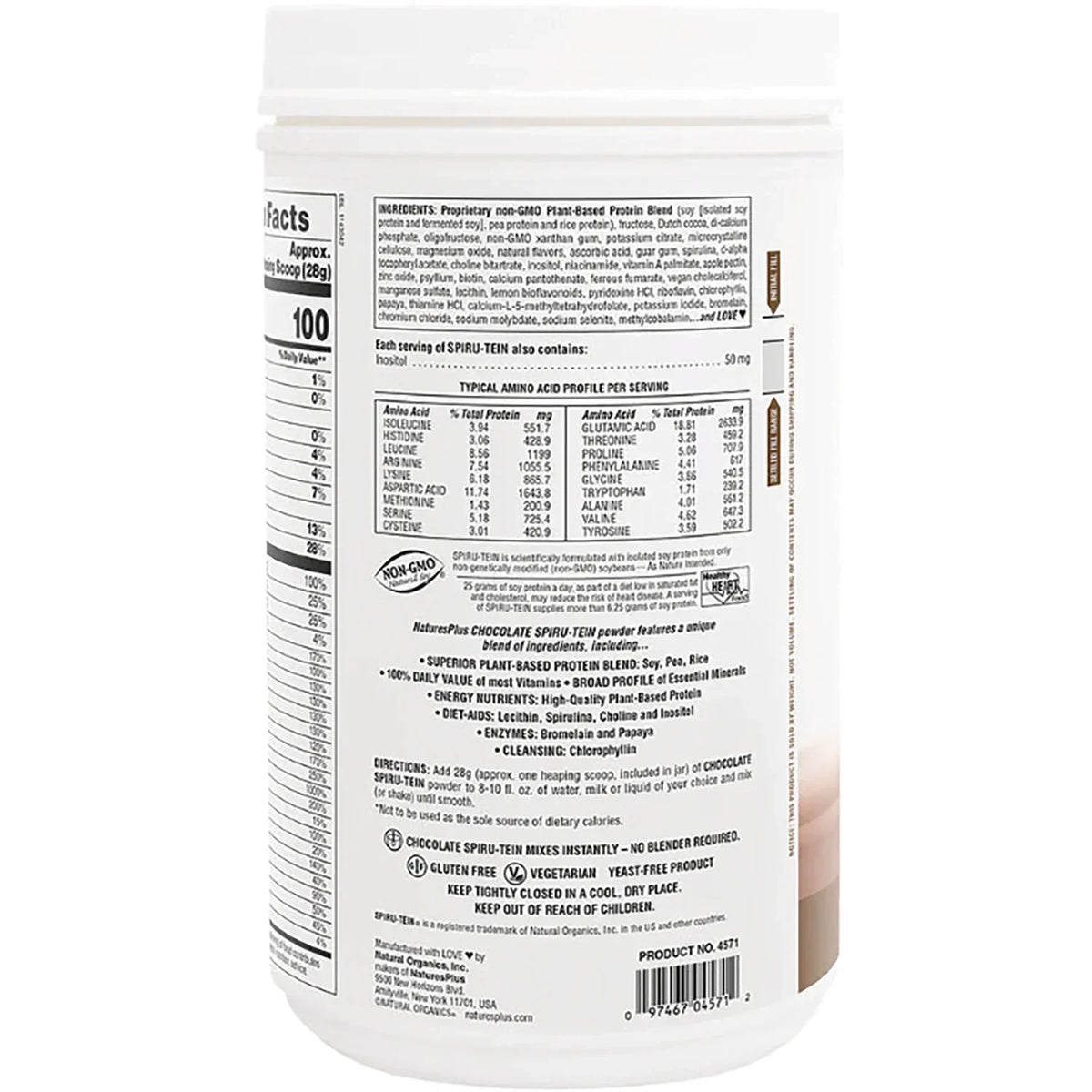 Spiru-Tein Protein Powder Meal - Chocolate