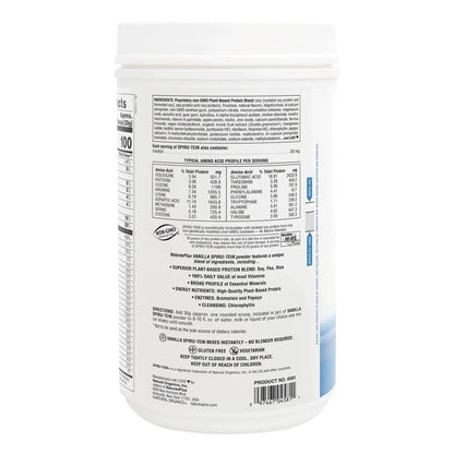 Spiru-Tein Protein Powder Meal - Vanilla