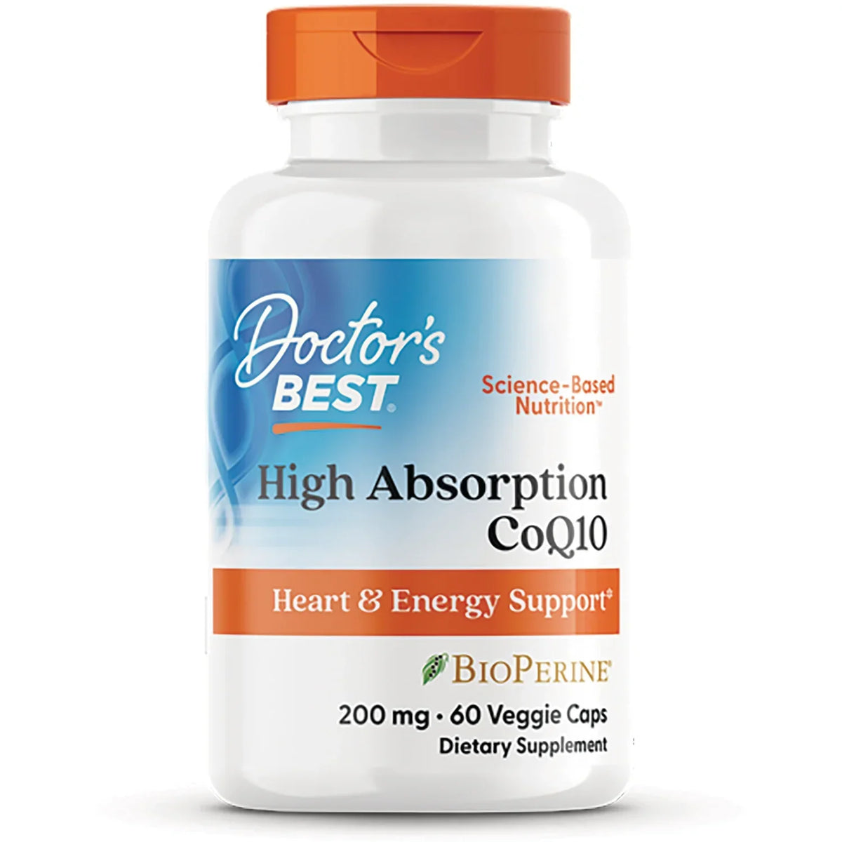 High Absorption CoQ10 with BioPerine 200mg Veggie Caps