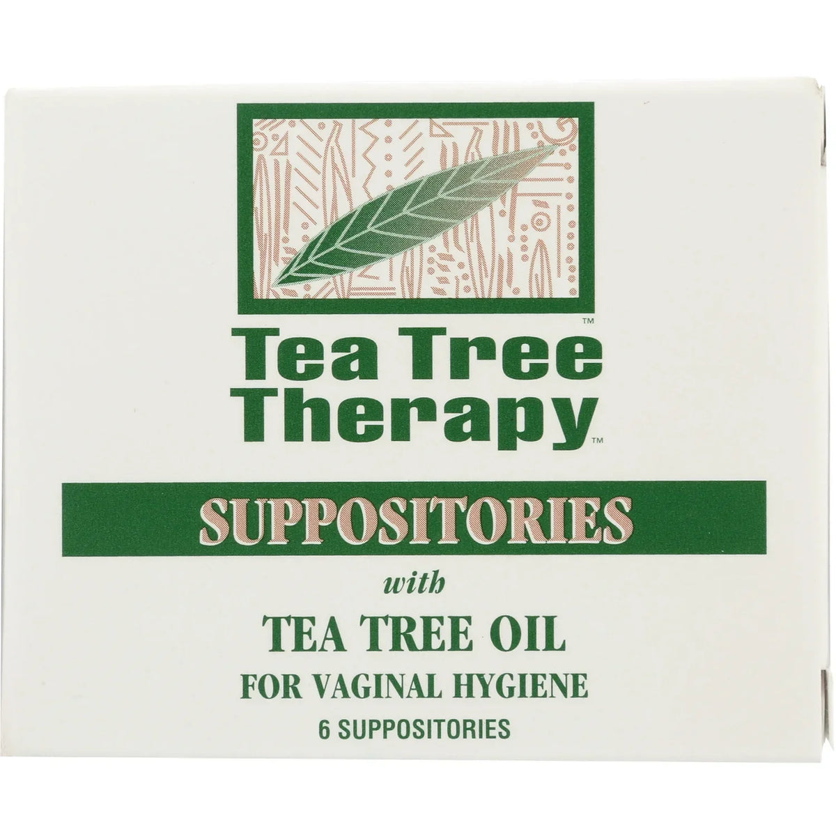 Vaginal Suppositories with Tea Tree Oil