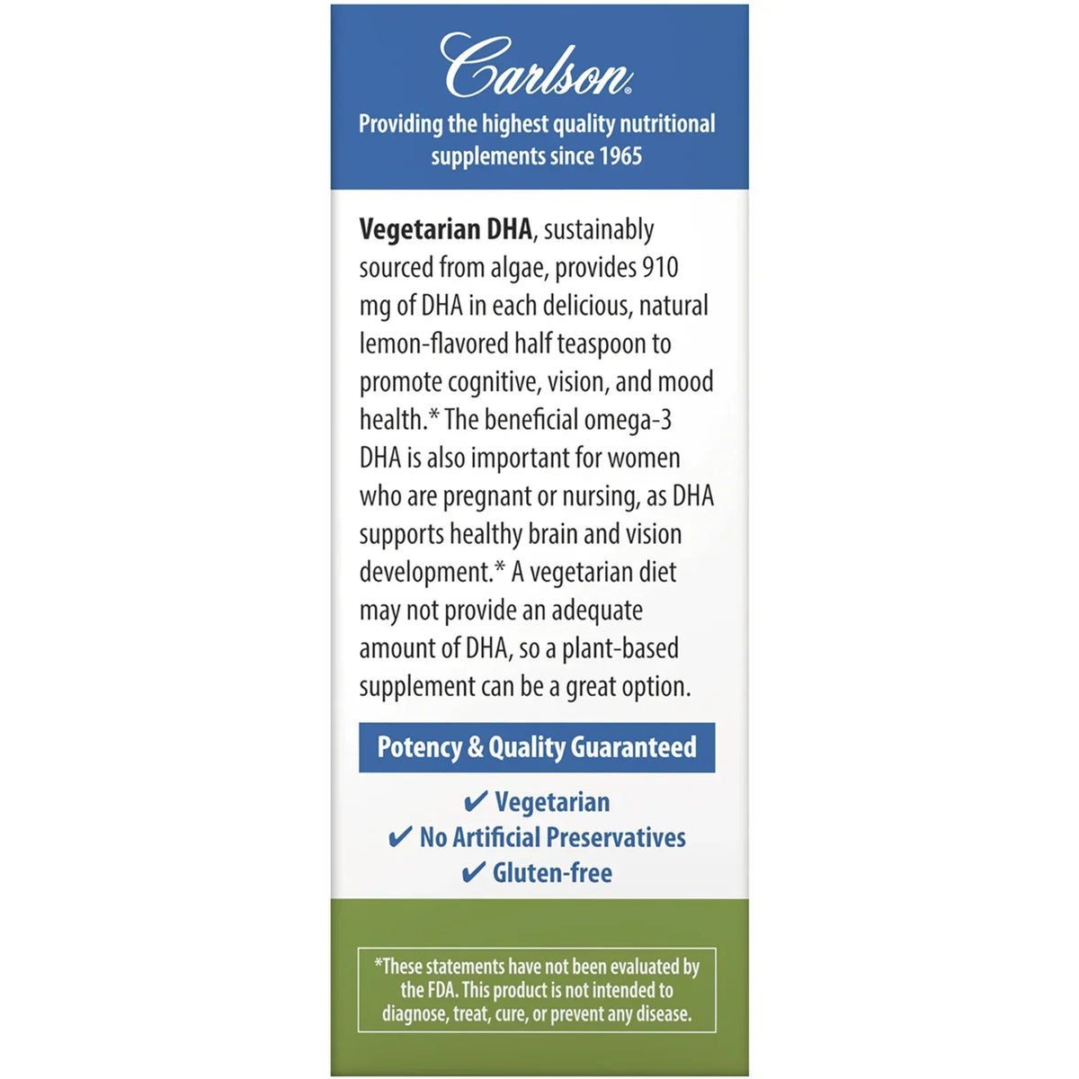 Vegetarian DHA
