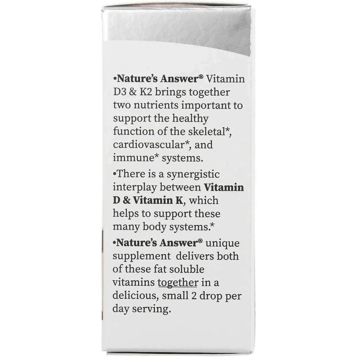 Vitamin D3 & K2