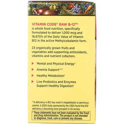 Vitamin Code Raw B-12